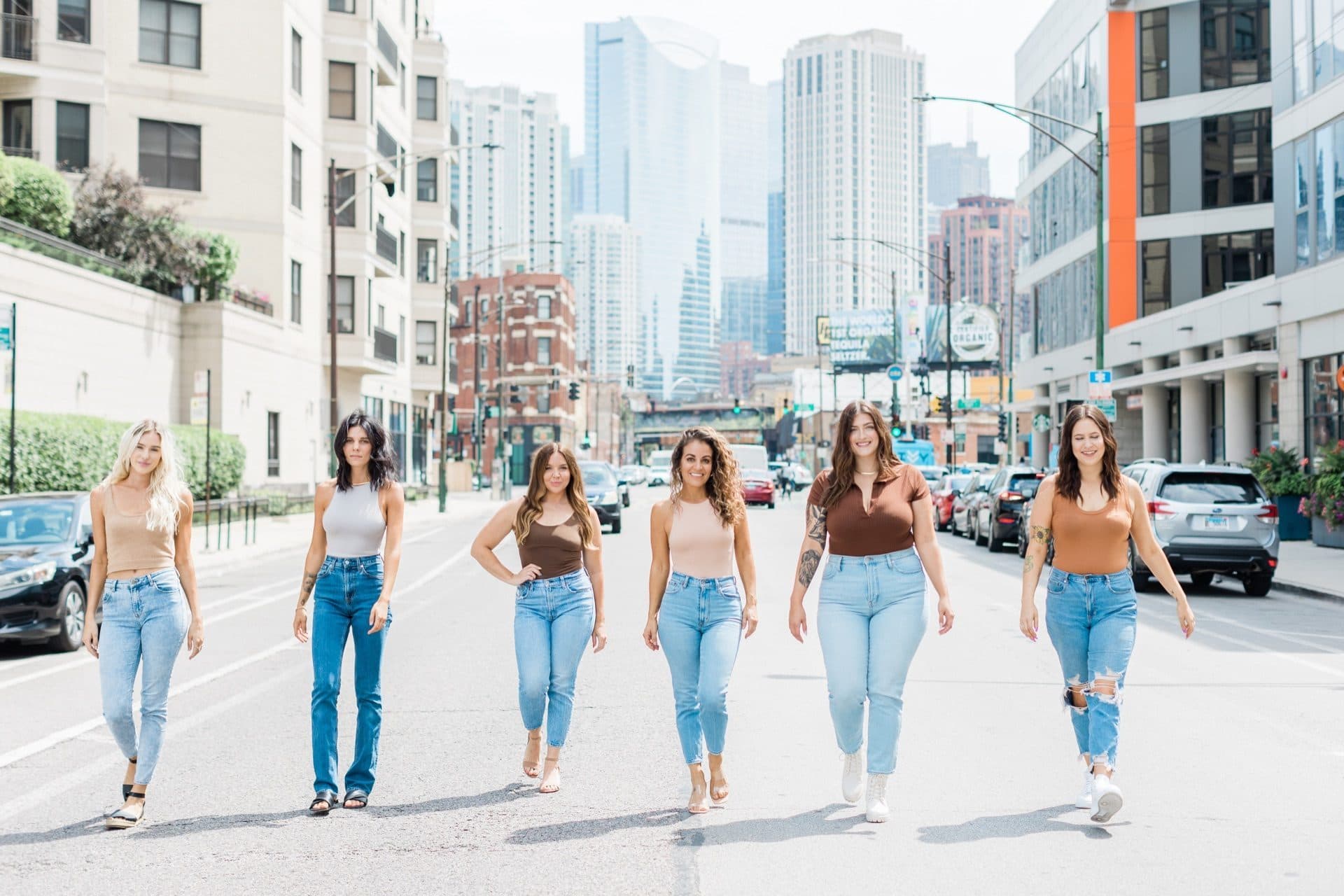 Glowout group downtown Chicago